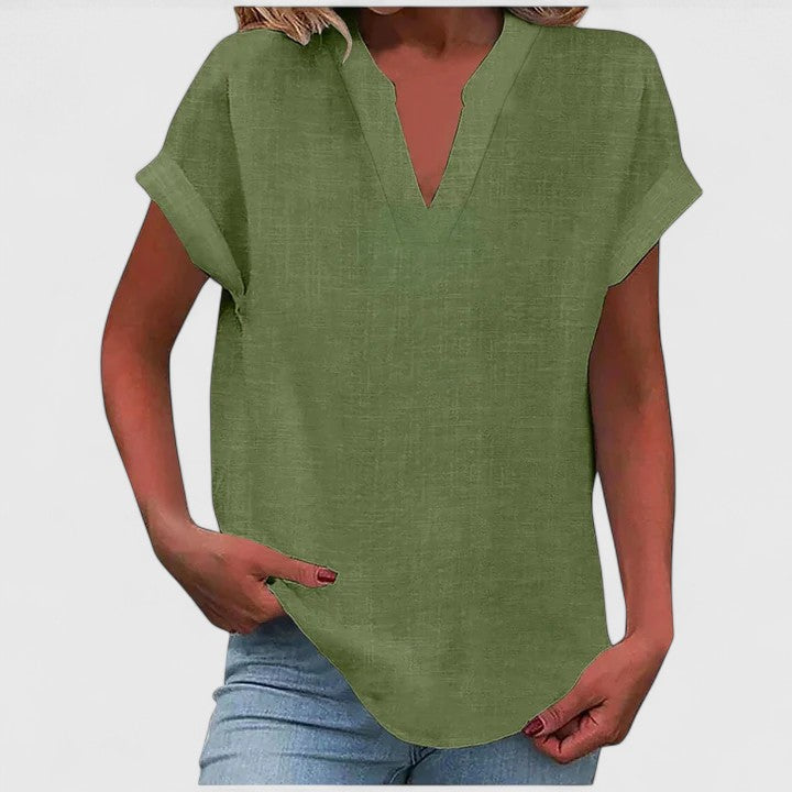 Bloom™ | Comfortabele V-hals Blouse
