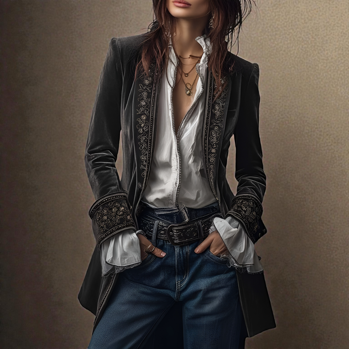 Elise™ | Luxe fluwelen jasje