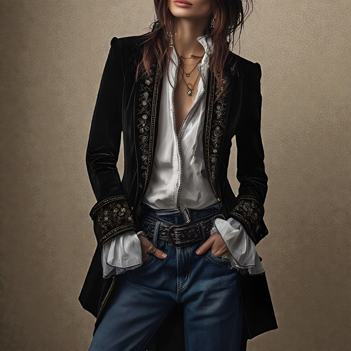 Elise™ | Luxe fluwelen jasje