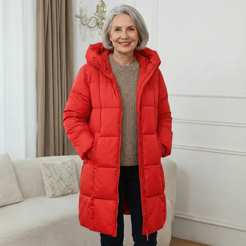 Campbell™ | Premium Comfort Winterjas met Capuchon – Zacht, Warm & Verfijnd
