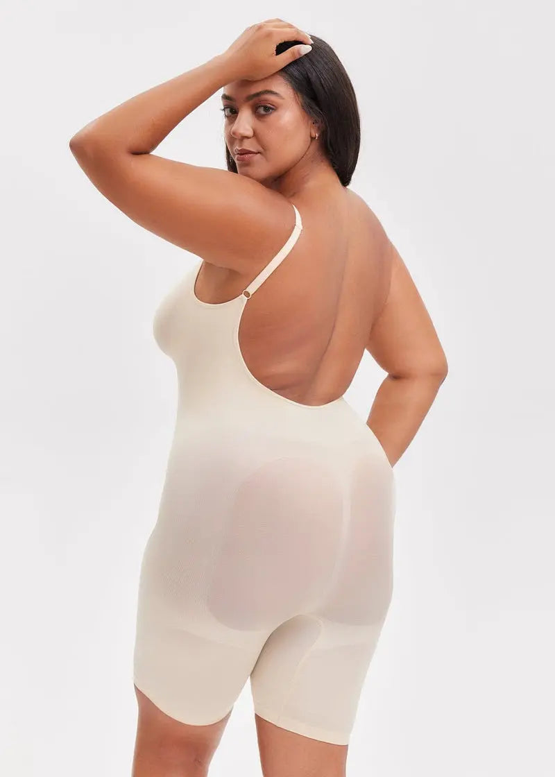 Bloom ™ | Open Back Thigh Bodysuit