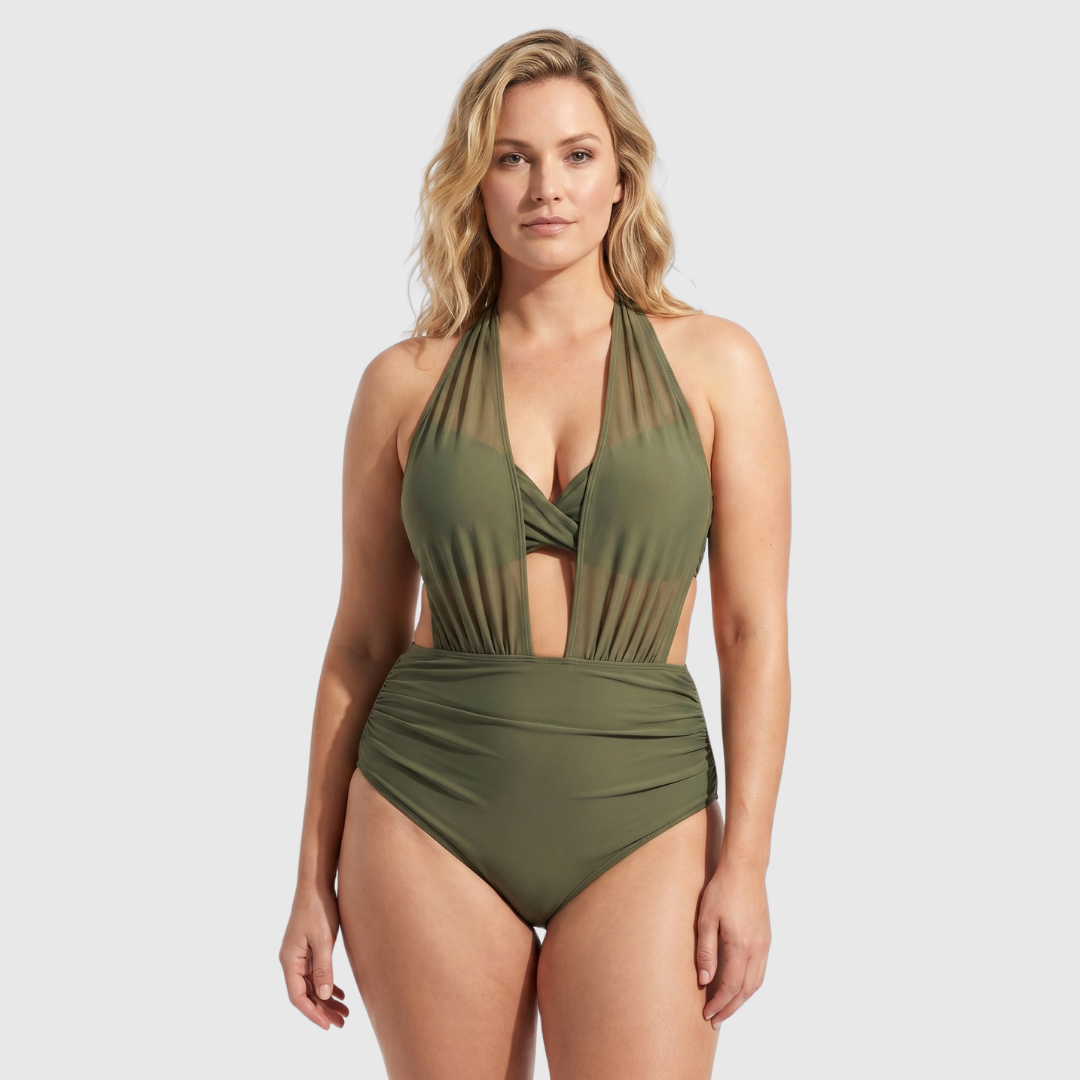 Carice™ | 2-in-1 High-Waist Bikini – Vrouwelijke Veelzijdigheid & Vormgevende Ondersteuning