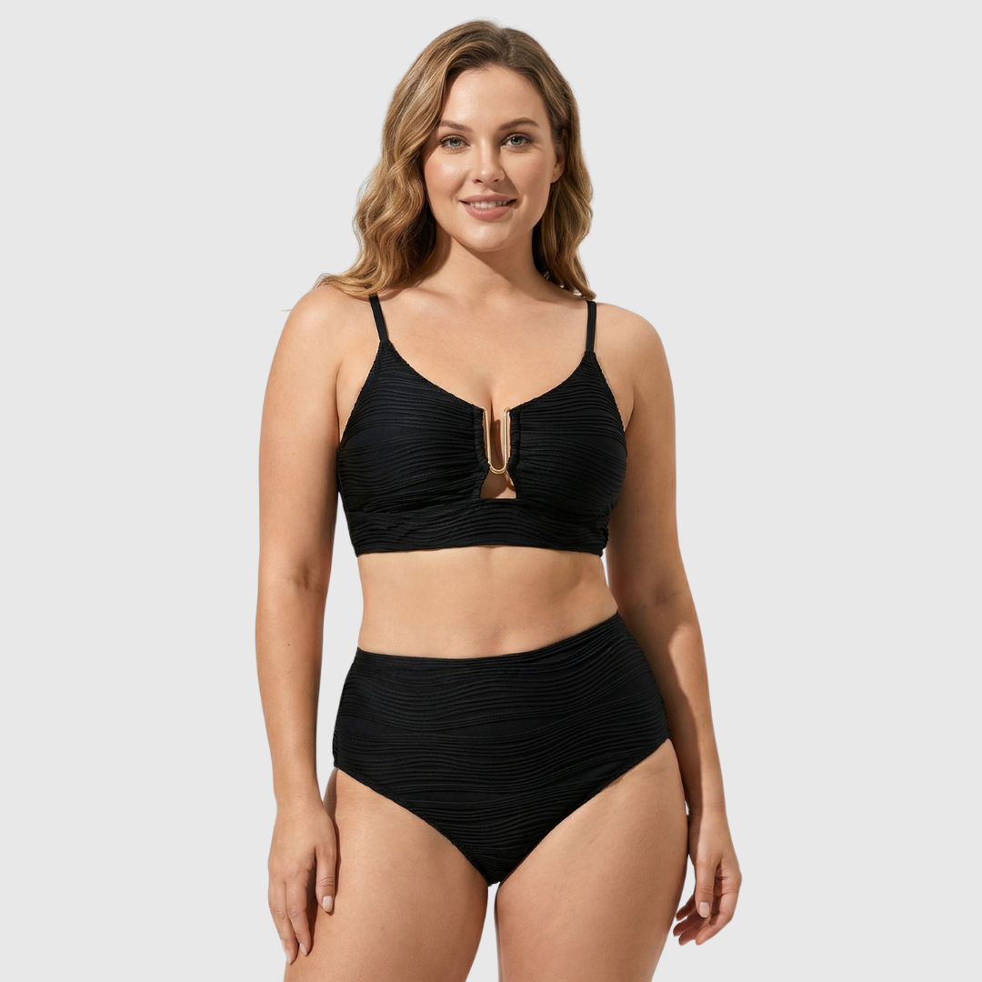 Milou™ | Bikini met Hoge Taille – Zelfverzekerde Elegantie & Flatterende Ondersteuning