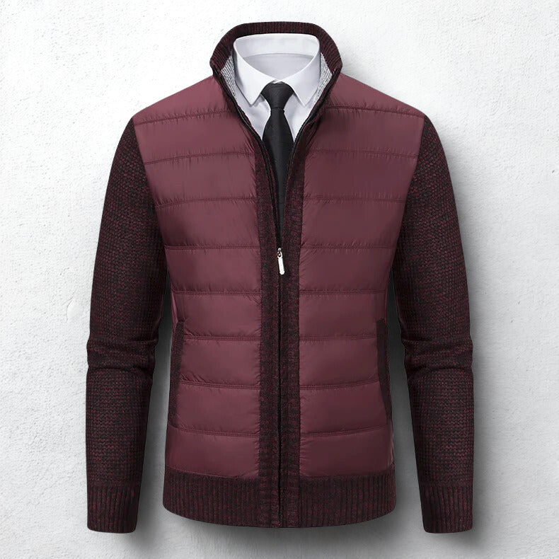 Noah™ | Hybride geïsoleerde puffer-gebreide jas