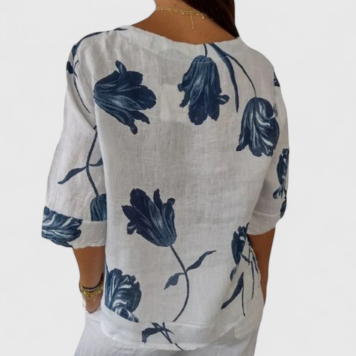 Bloom™ | Elegante Bloemenprint Blouse