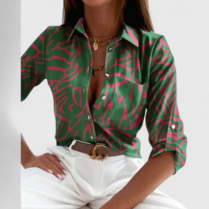 Bloom™ | Elegante Blouse met Lange Mouwen