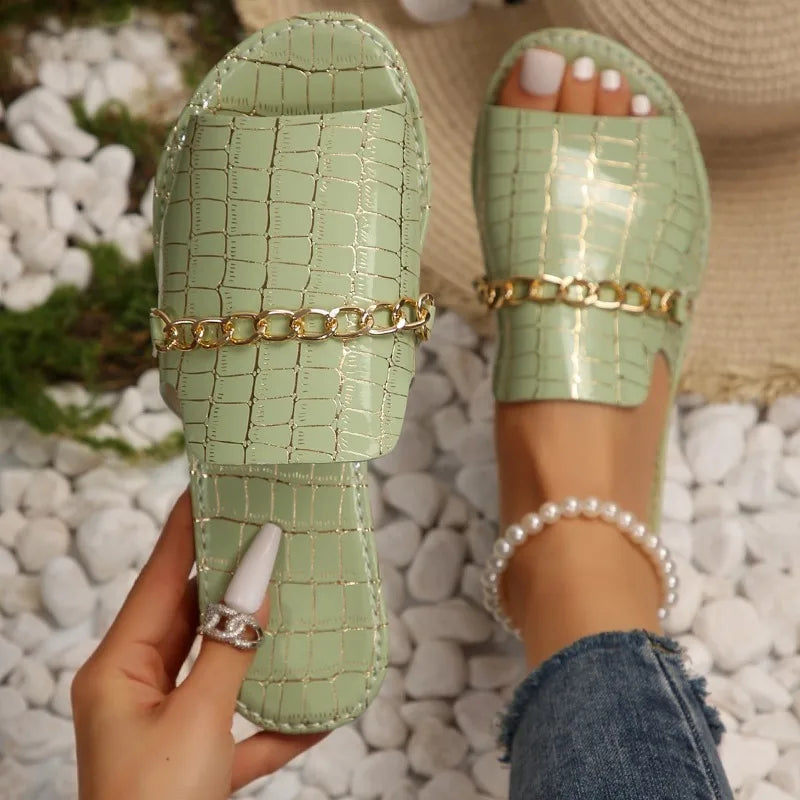 Mira | Luxe Wedge Strand Flip-Flops™