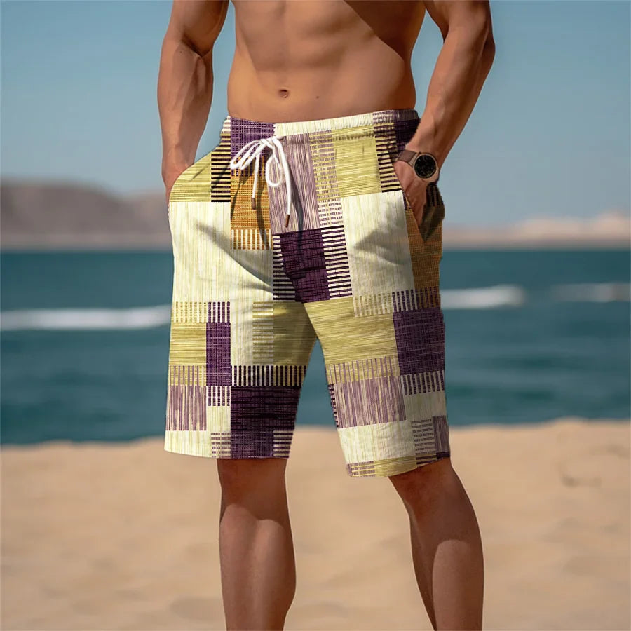 Bloom™ | Geruite Heren Short