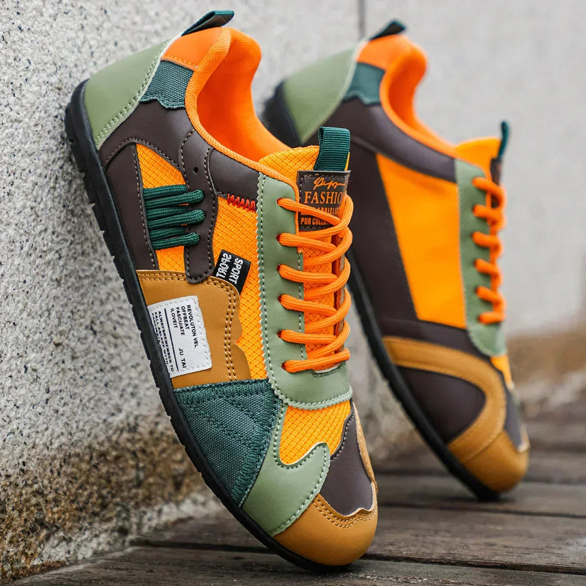 Luca | Retro gekleurde sneakers