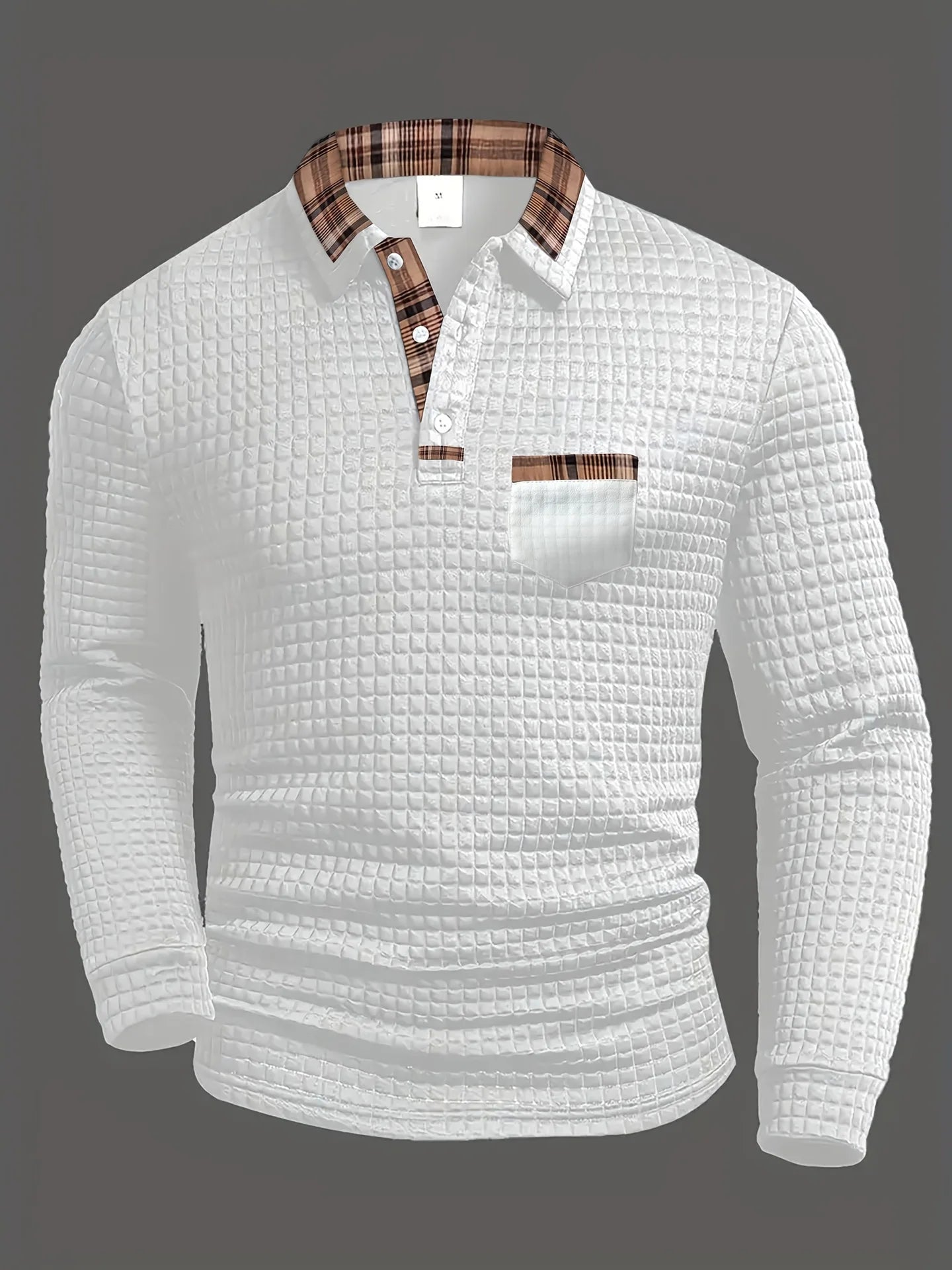 Bloom™ | Polo Shirt Met Ruitpatroon heren