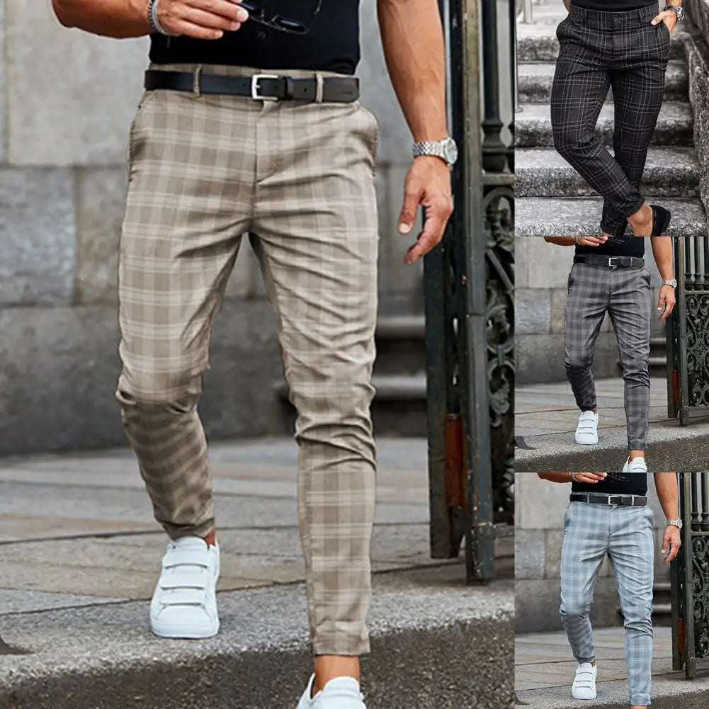 Bloom™ | Casual Geruite Herenbroek