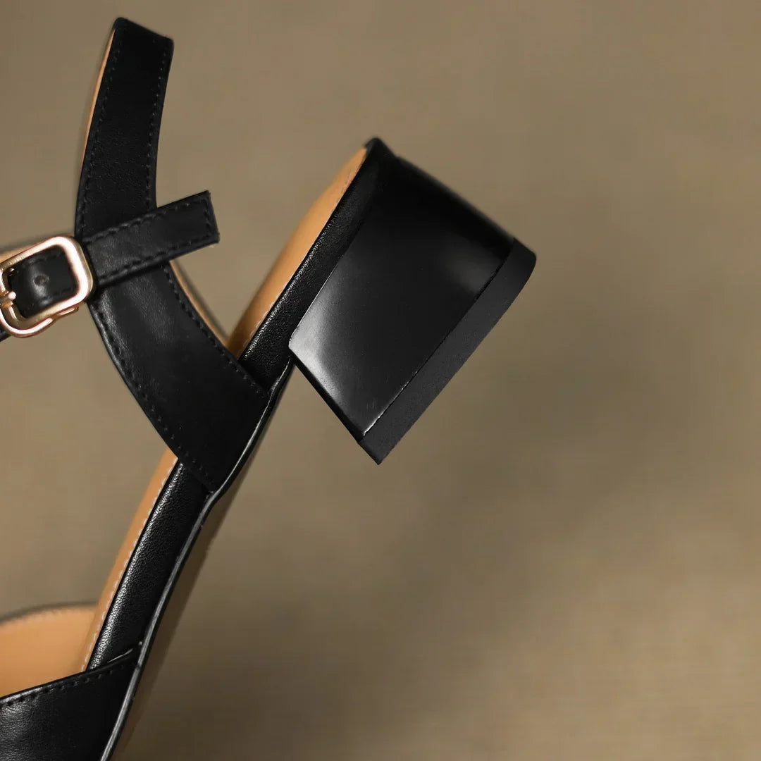 Hanne™ | Gevlochten Leren Ballerina’s – Tijdloze Elegantie & Comfort