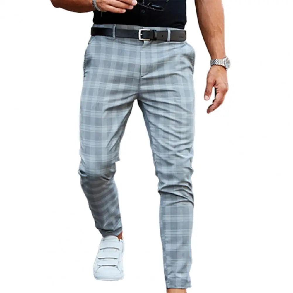 Bloom™ | Casual Geruite Herenbroek