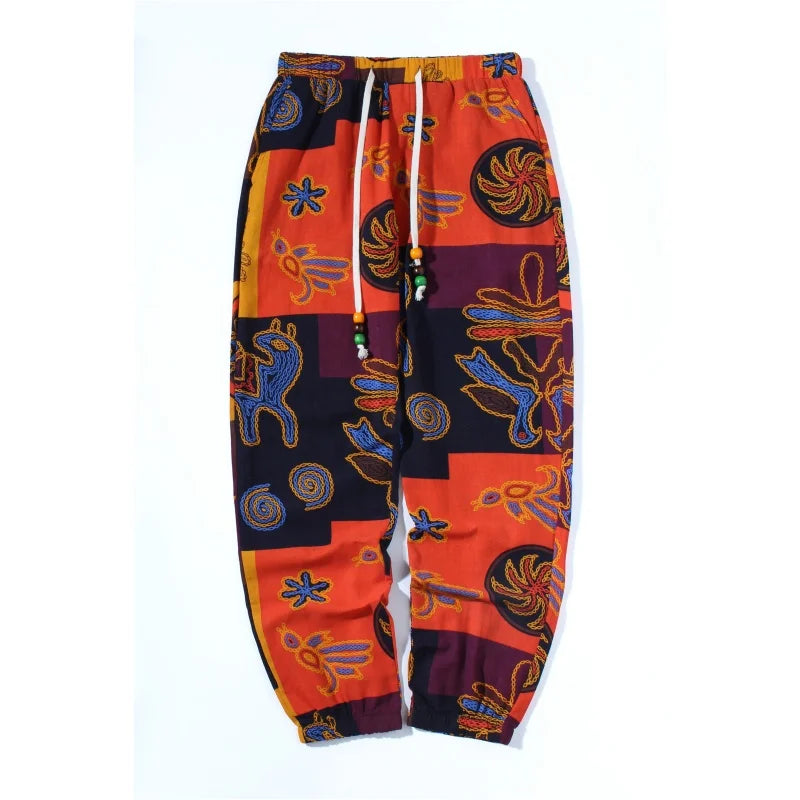 Bloom™ | Boho Tribal Print Broek