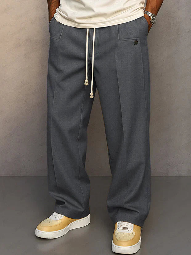 Olivia Sur™ | Exclusieve Heren Broek met Trekkoord – Moderne Klasse & Ongeëvenaard Draagcomfort