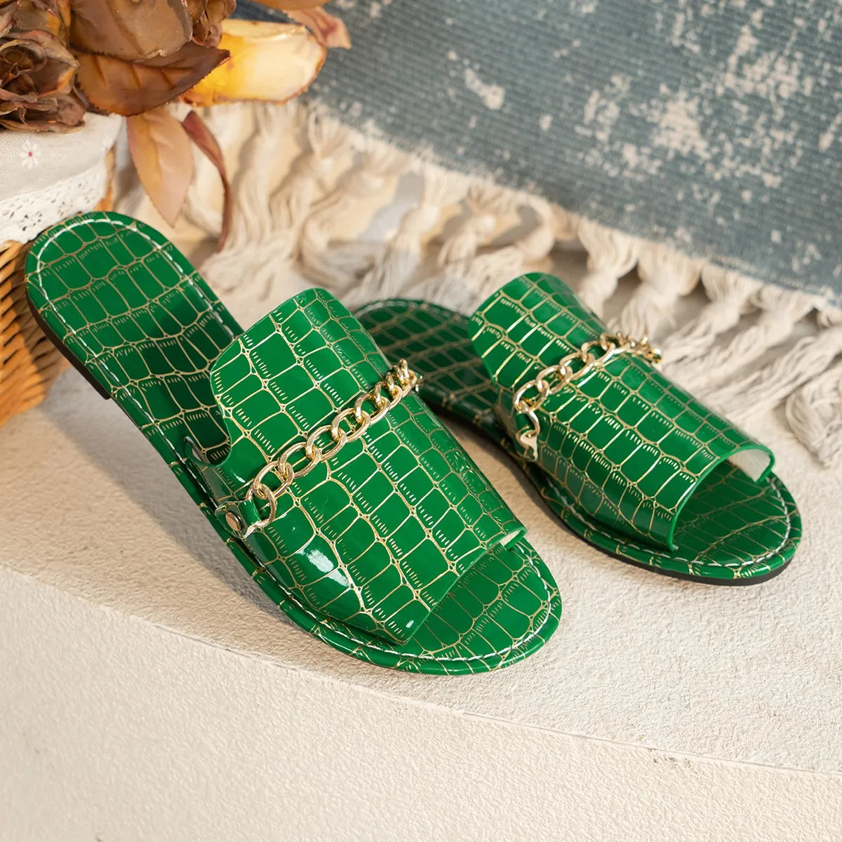 Mira | Luxe Wedge Strand Flip-Flops™