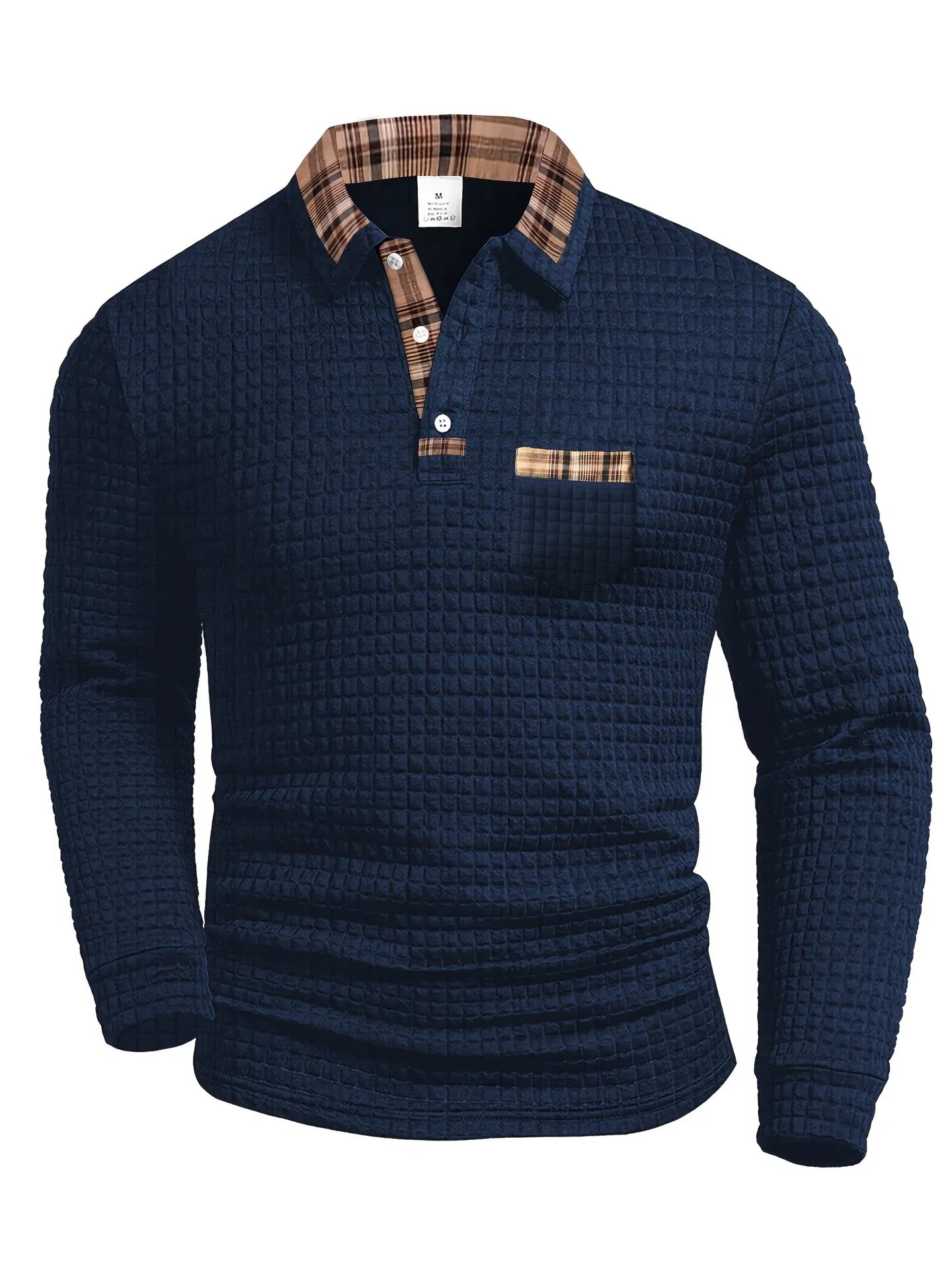 Bloom™ | Polo Shirt Met Ruitpatroon heren