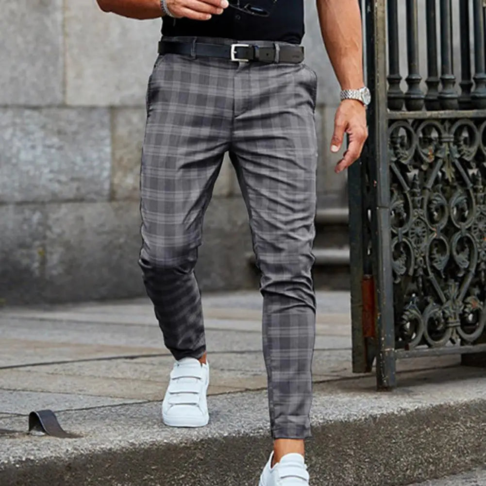 Bloom™ | Casual Geruite Herenbroek