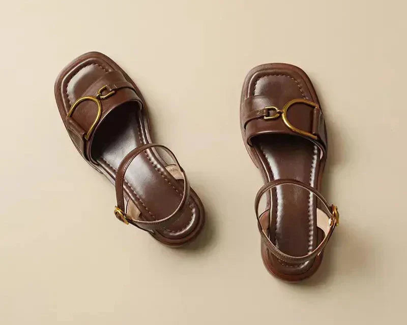 Amara | Gesp Flat Sandalen™