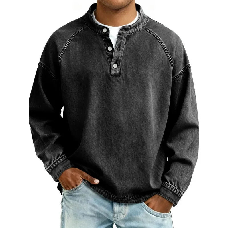 Houtmeer™ | Premium Vintage Heren Shirt – Tijdloze Stijl & Ultiem Draagcomfort