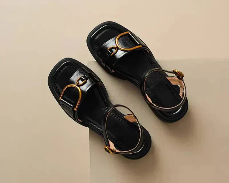 Amara | Gesp Flat Sandalen™