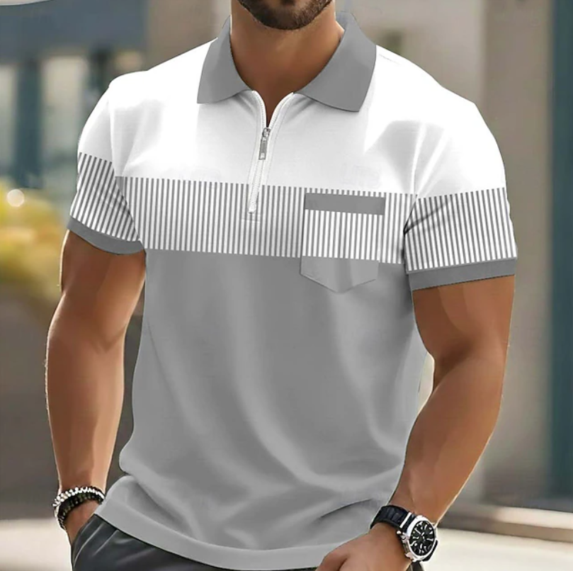 Bram™ | Verfijnd Poloshirt met Rits