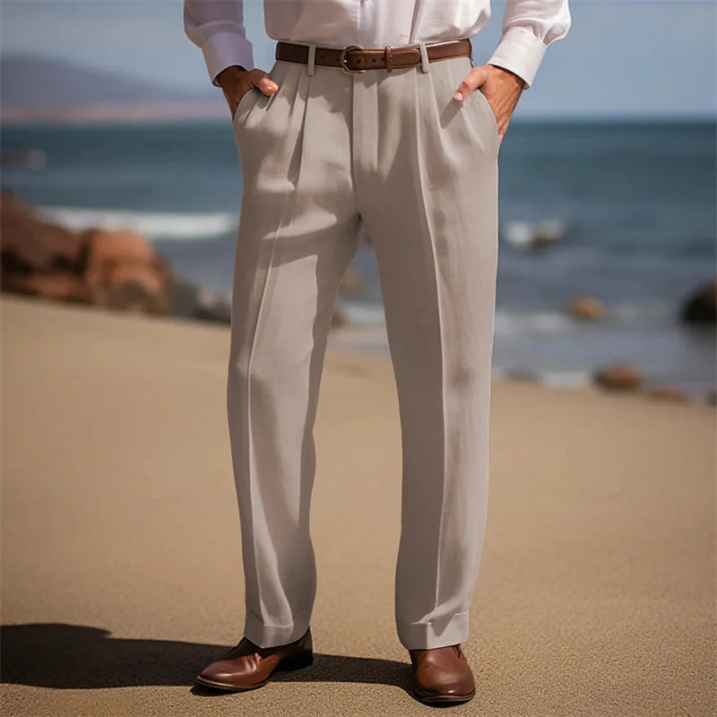 Bloom™ | Elegante Linnen Broek