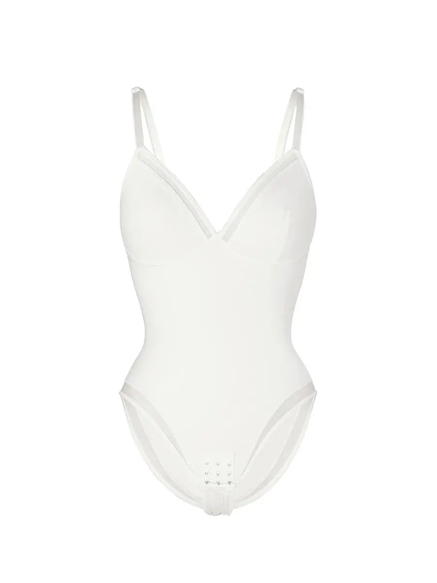 Bloom ™ | Deep V-Neck Mesh Bodysuit