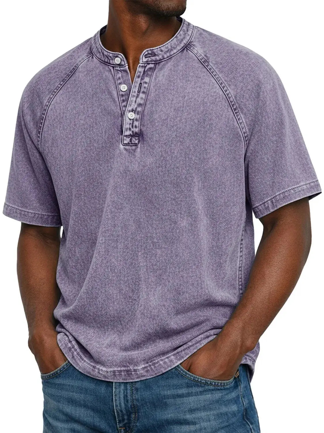 Mees™ | Vintage Henley – Karaktervolle Stijl & Comfortabele Pasvorm