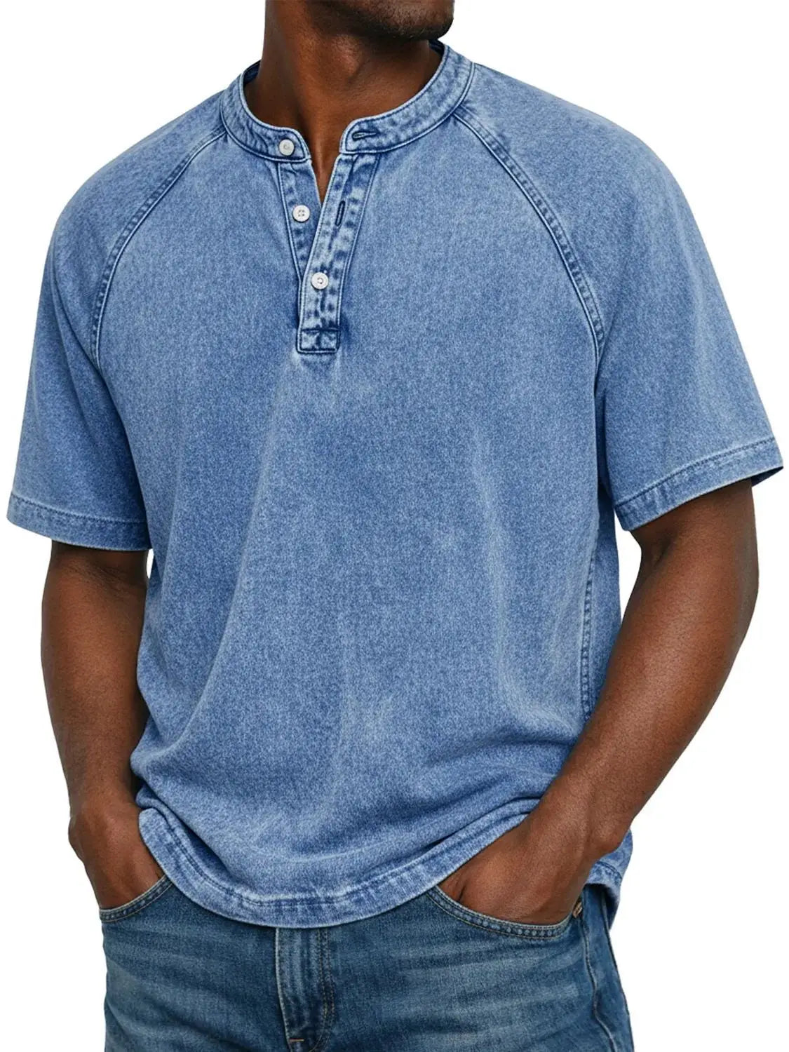 Mees™ | Vintage Henley – Karaktervolle Stijl & Comfortabele Pasvorm