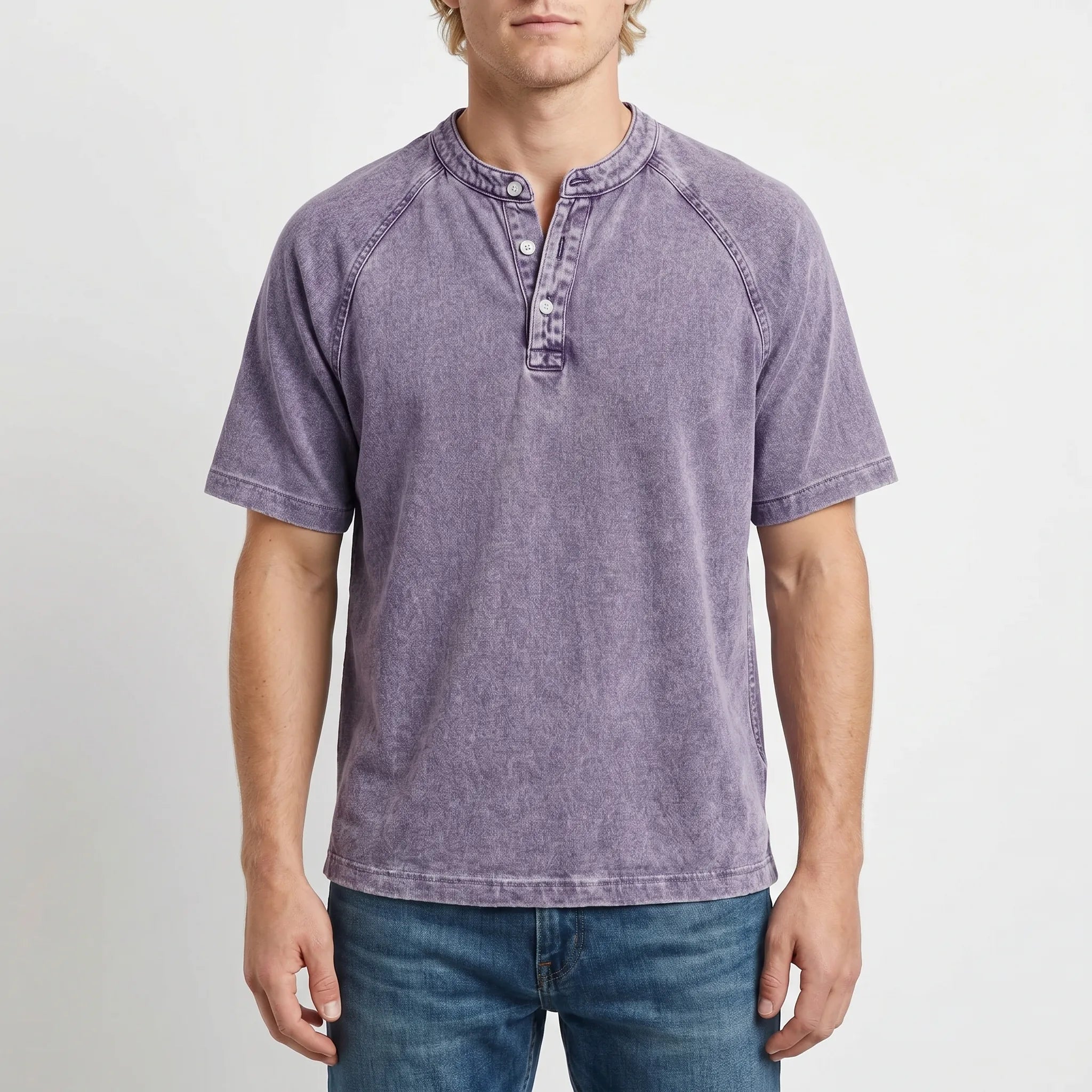 Mees™ | Vintage Henley – Karaktervolle Stijl & Comfortabele Pasvorm