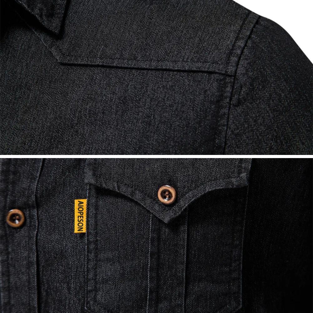 JIM - KATOEN DENIM OVERHEMD
