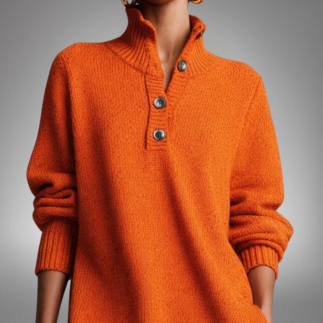 Linde™ | Luxe Gebreide Midi Jurk – Warme Elegantie & Tijdloos Comfort