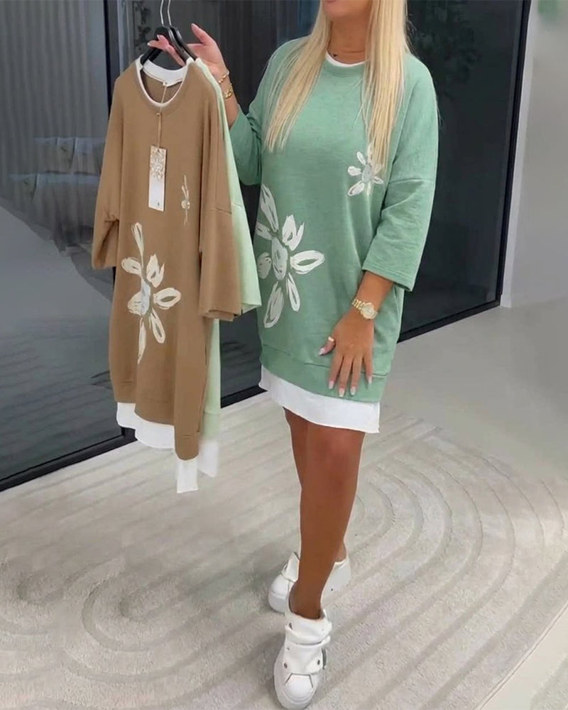 Danique™ | Premium Casual Sweatshirtjurk – Moeiteloze Stijl & Comfort voor Elke Dag