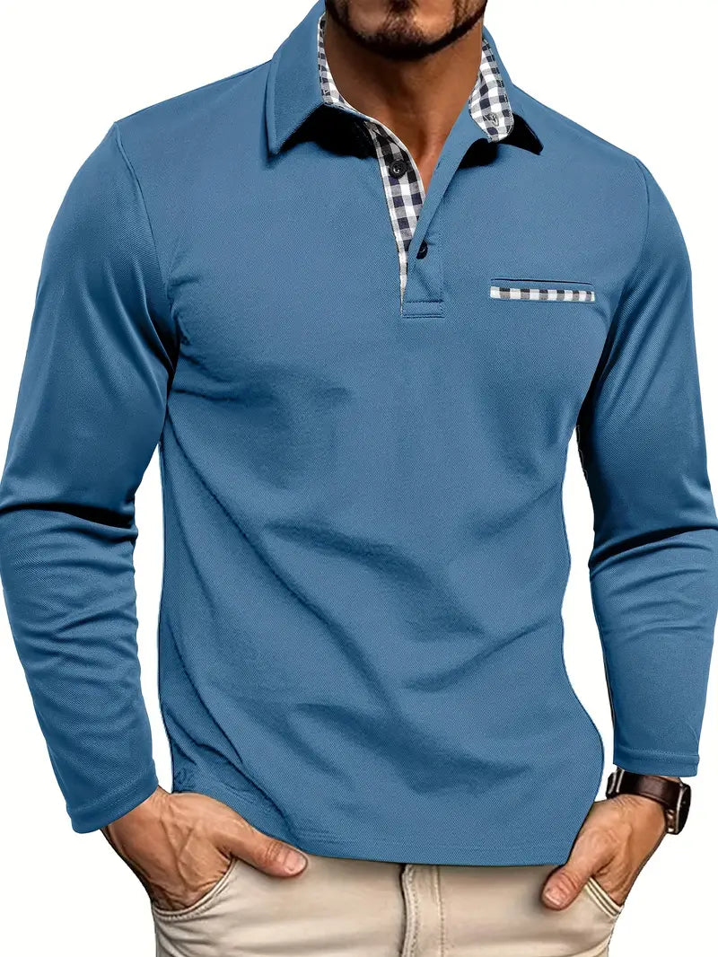 Willem | Poloshirt met lange mouwen