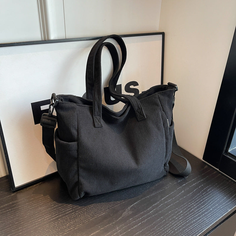 Bloom ™ | Kunststudent Tote Corduroy Tas