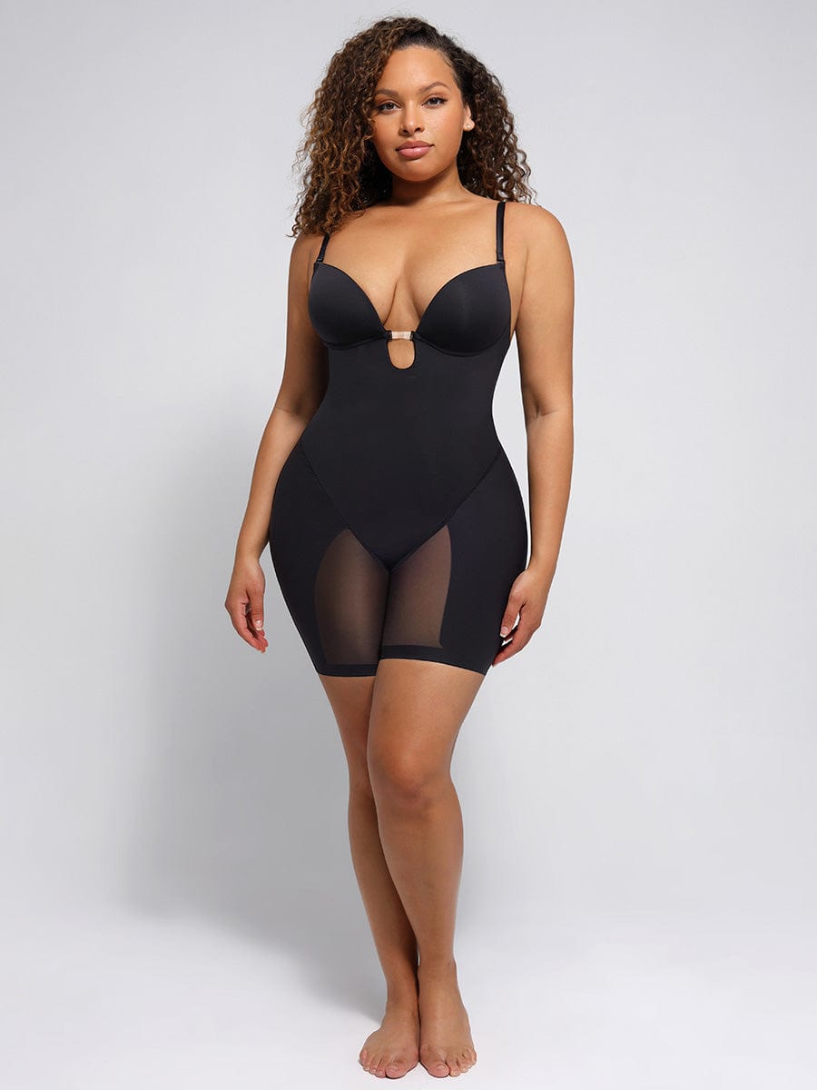 Bloom ™ | Plunge Bodysuit met Verwijderbare Pads