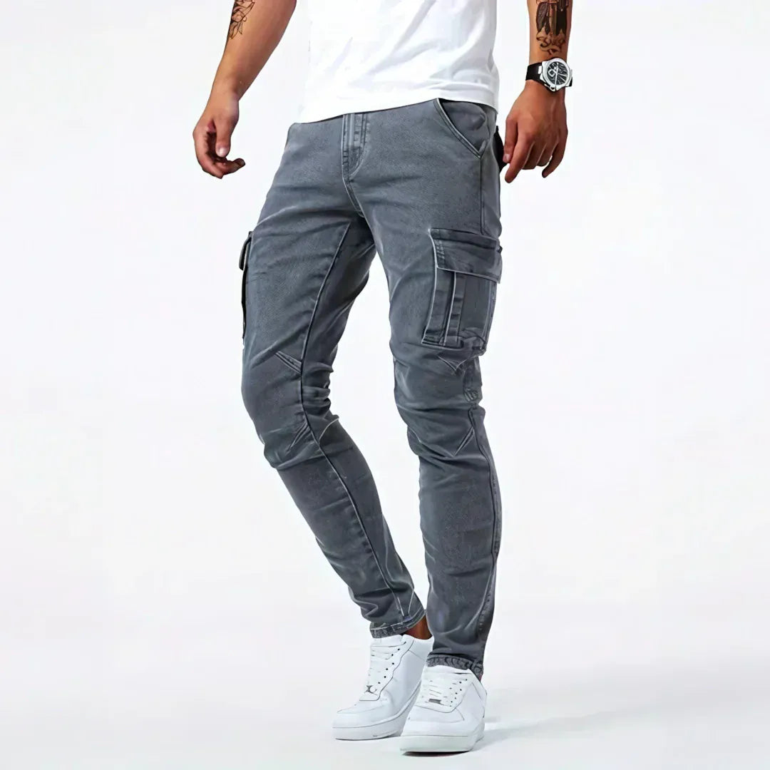 Keesje™ | Cargo Jeans – Moderne Pasvorm & Functioneel Comfort