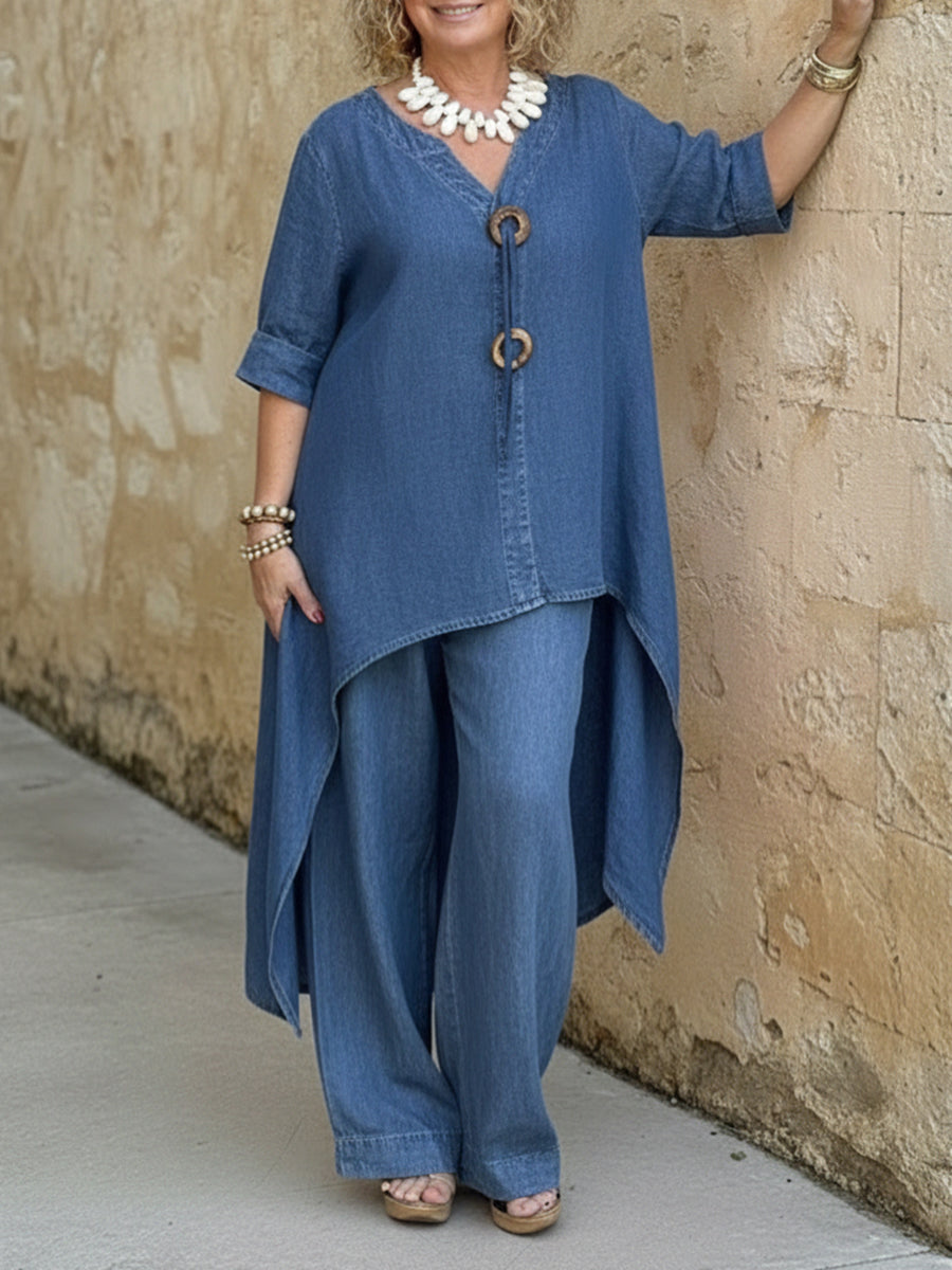 Rianne™ | Luxe 2-Delige Denim Set – Moeiteloze Stijl & Dagelijks Comfort