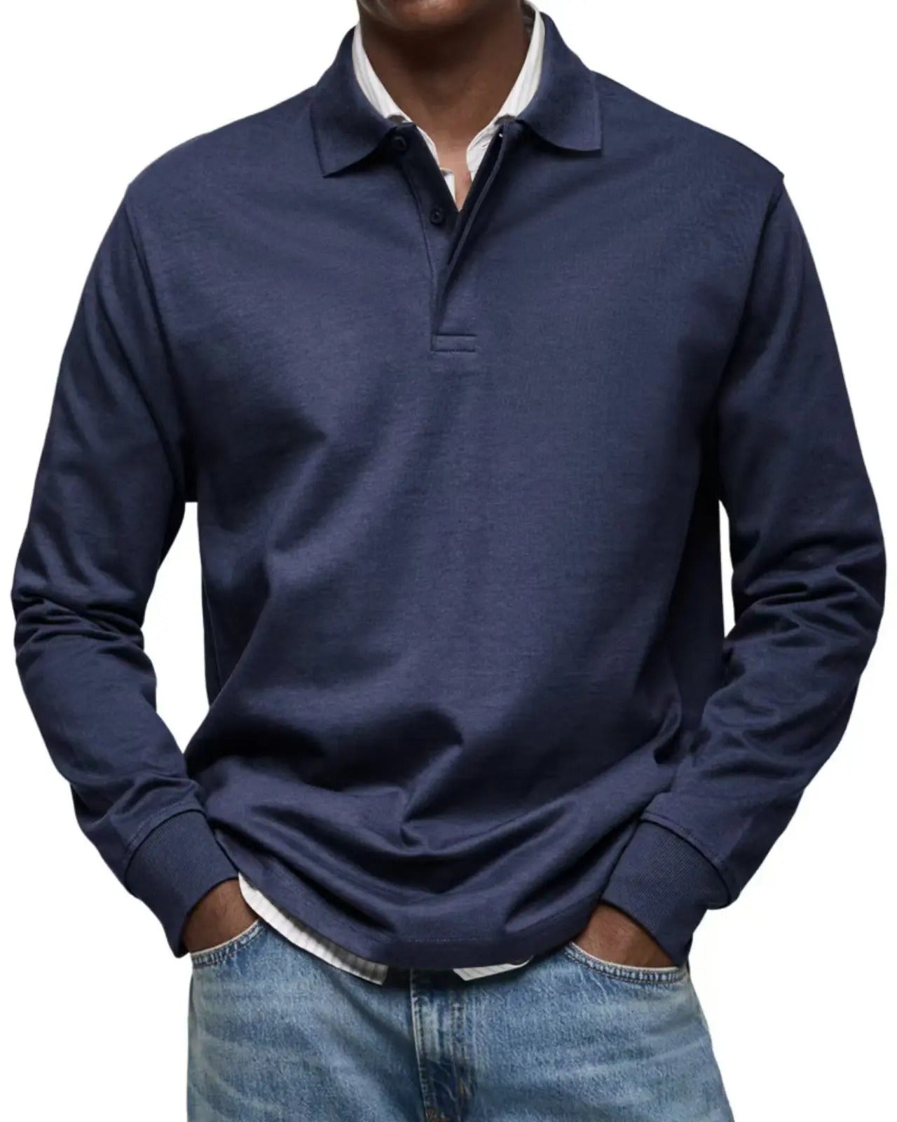 Koen™ | Luxe Polo met Lange Mouwen – Tijdloze Stijl & Dagelijks Comfort