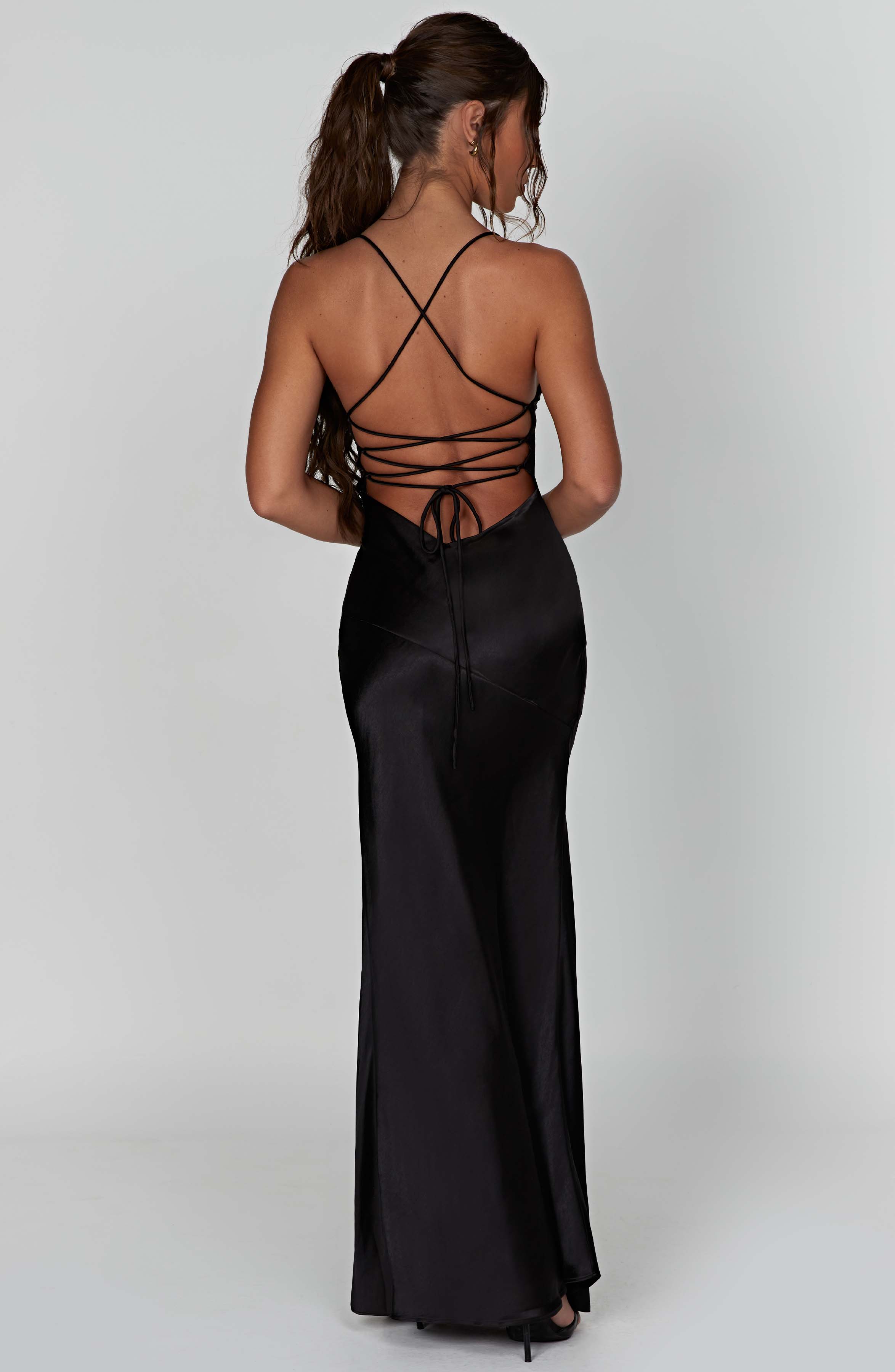 Bloom ™ | Alora - Zijdezachte Satijnen Maxi-jurk