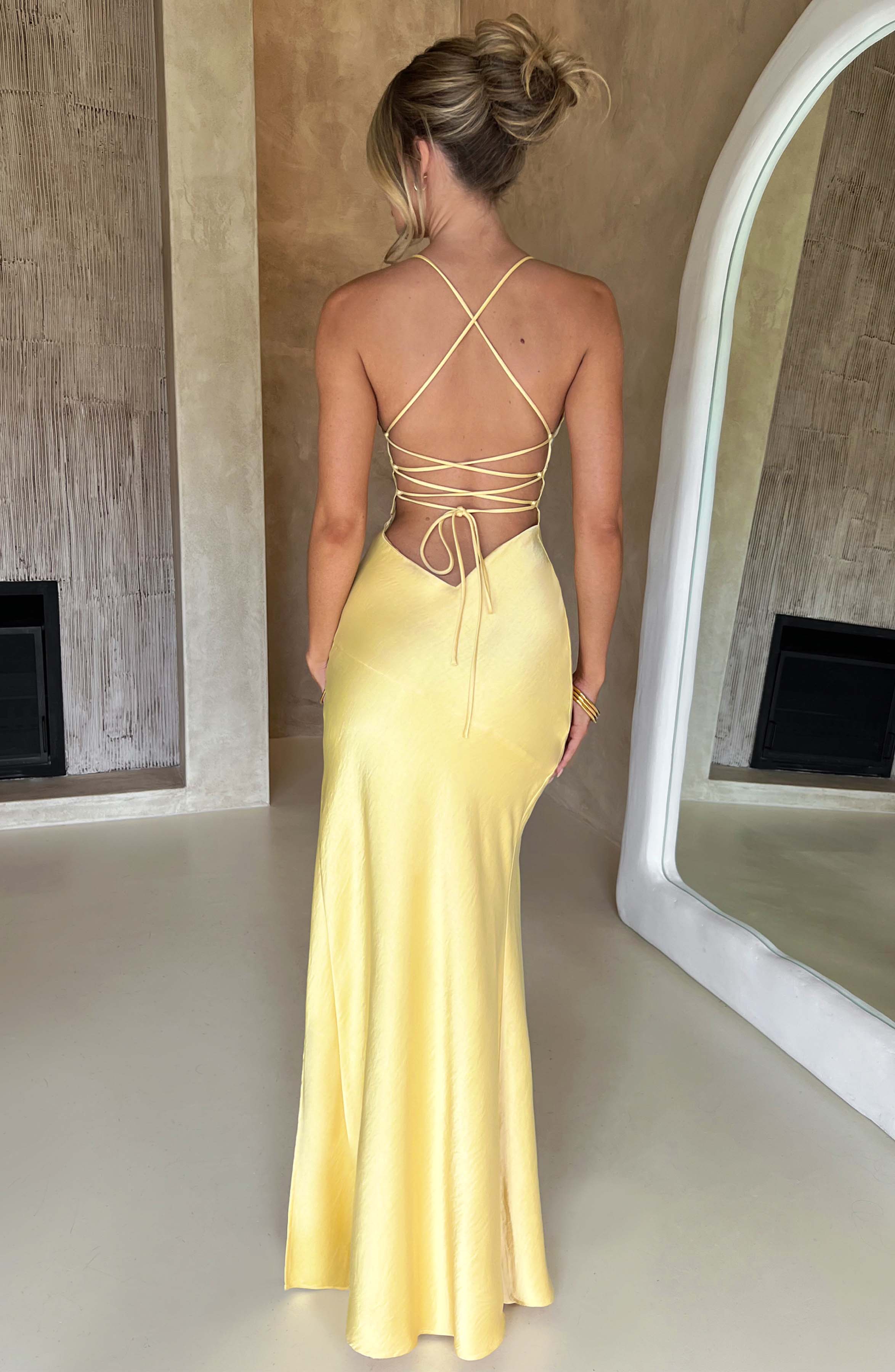 Bloom ™ | Alora - Zijdezachte Satijnen Maxi-jurk