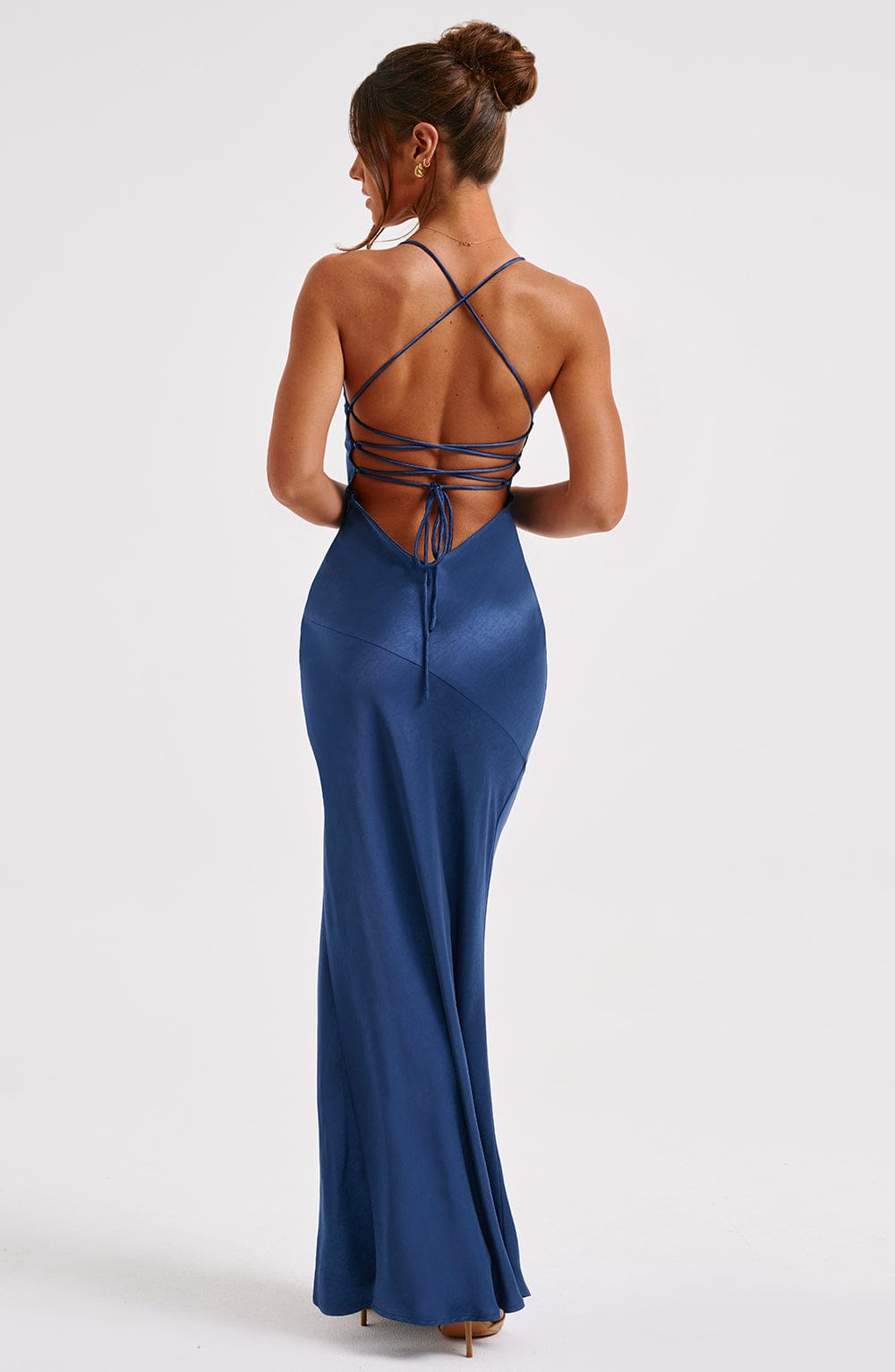 Bloom ™ | Alora - Zijdezachte Satijnen Maxi-jurk