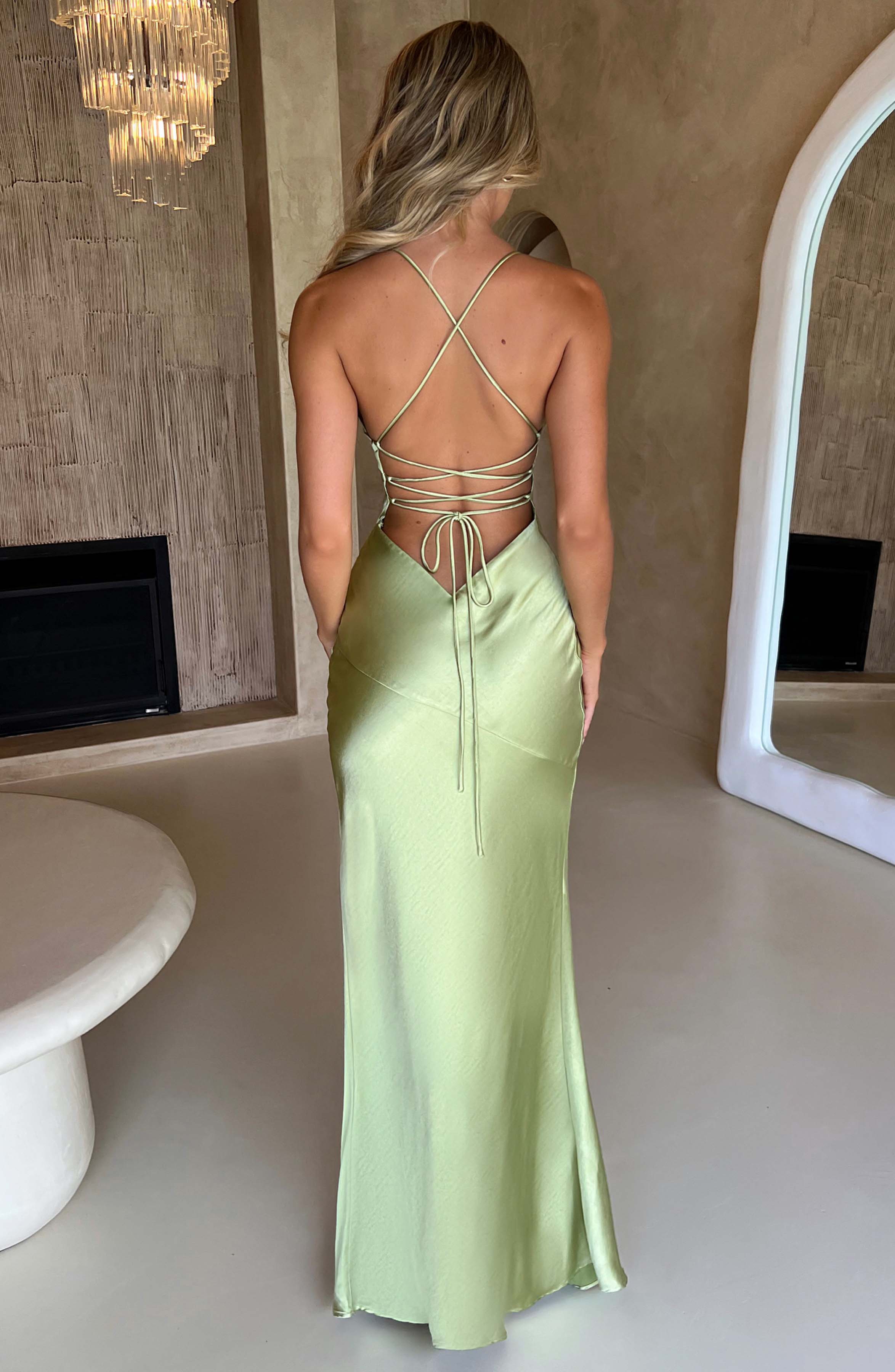 Bloom ™ | Alora - Zijdezachte Satijnen Maxi-jurk