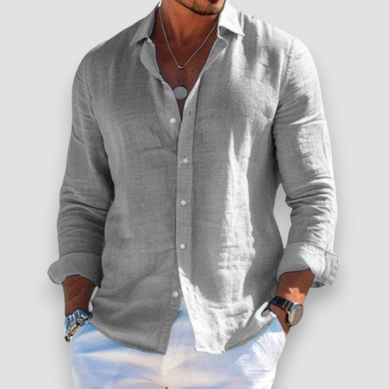 Cristof™ | Casual shirt met lange mouwen – Verfijnd comfort & een absolute must-have