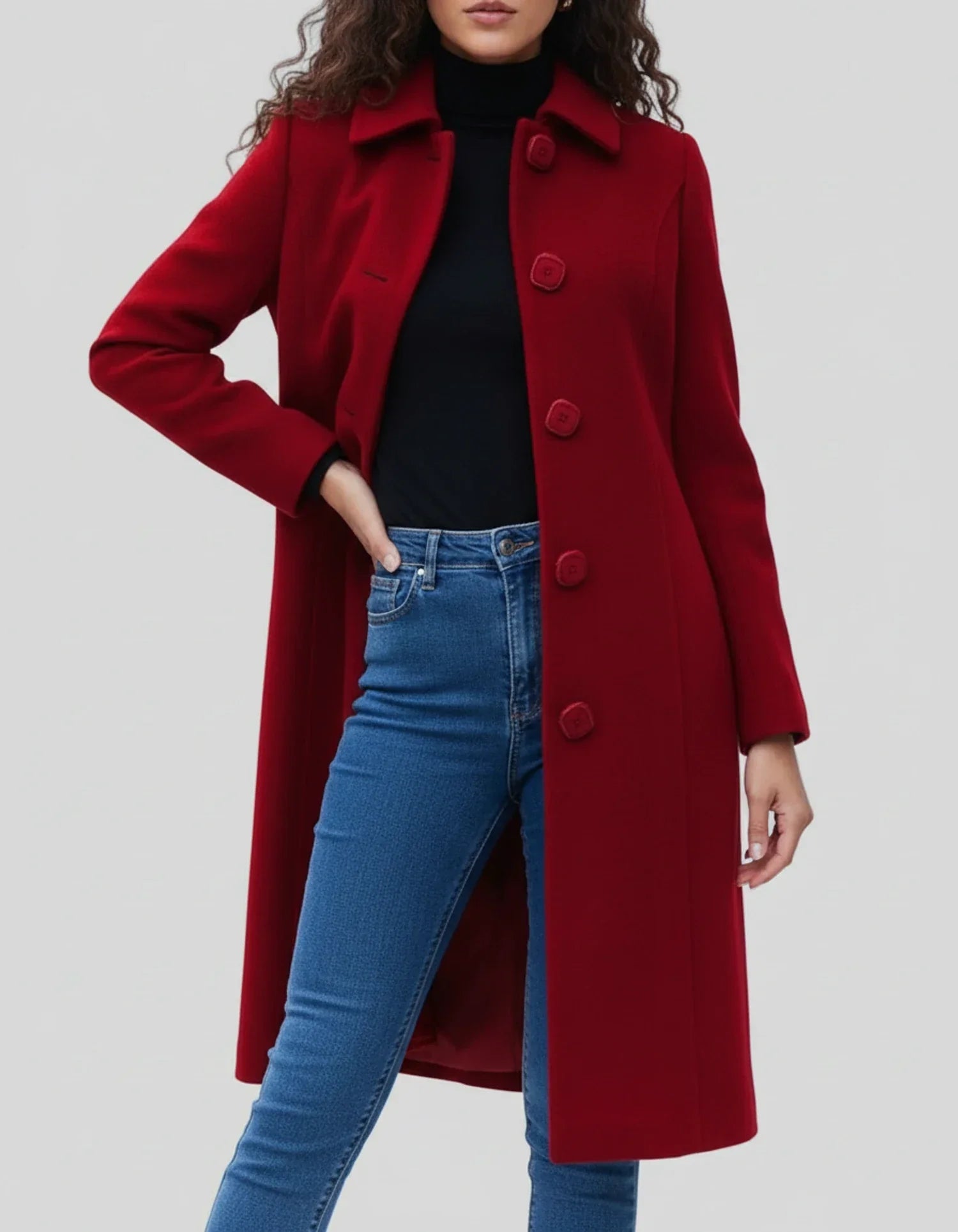 Josephine™ | Premium op maat gemaakte wintertrenchcoat – Moeiteloze elegantie