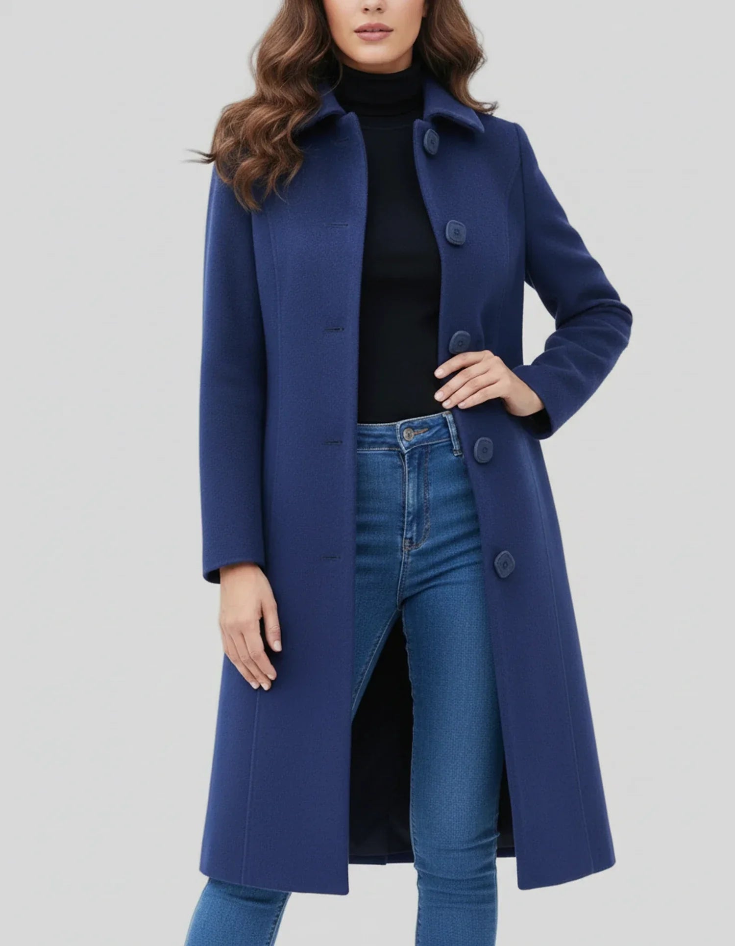 Josephine™ | Premium op maat gemaakte wintertrenchcoat – Moeiteloze elegantie
