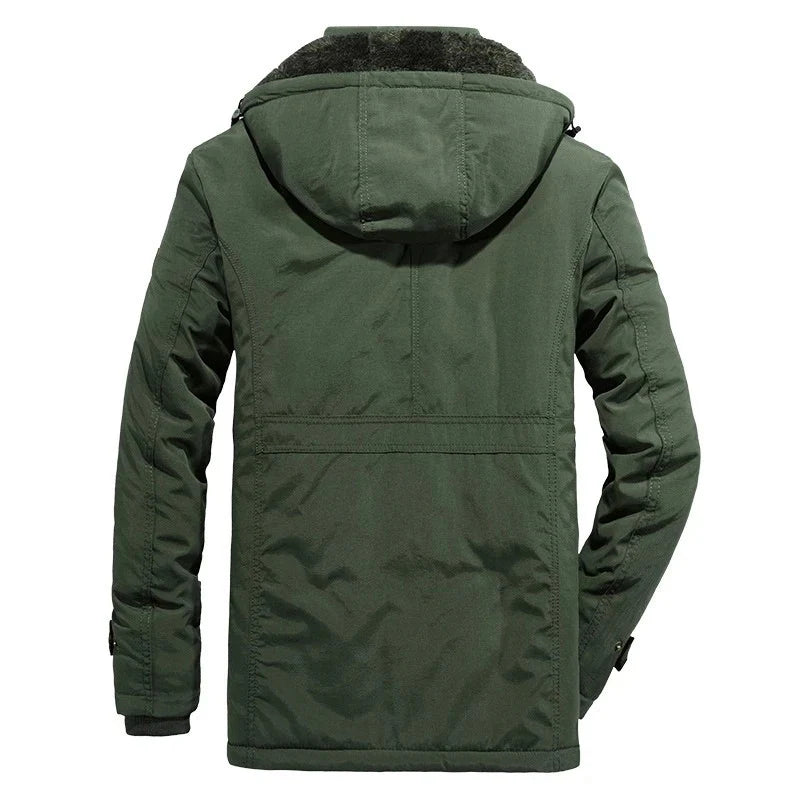 Bjorn - Warme Heren Fleece Winterjas Van Premium Wolmix