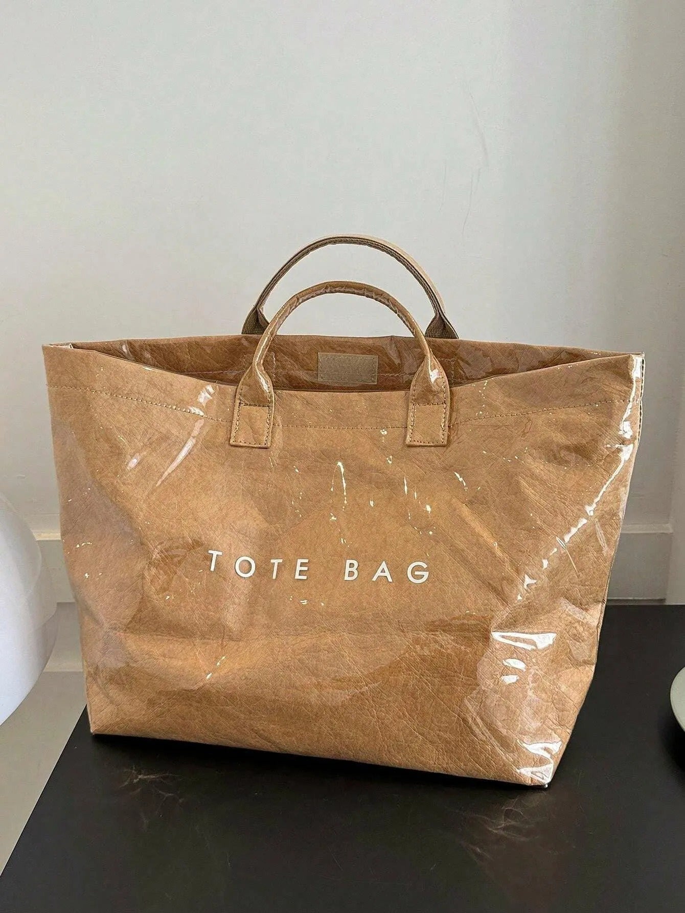 Bloom ™ | Tote Bag met papieren look
