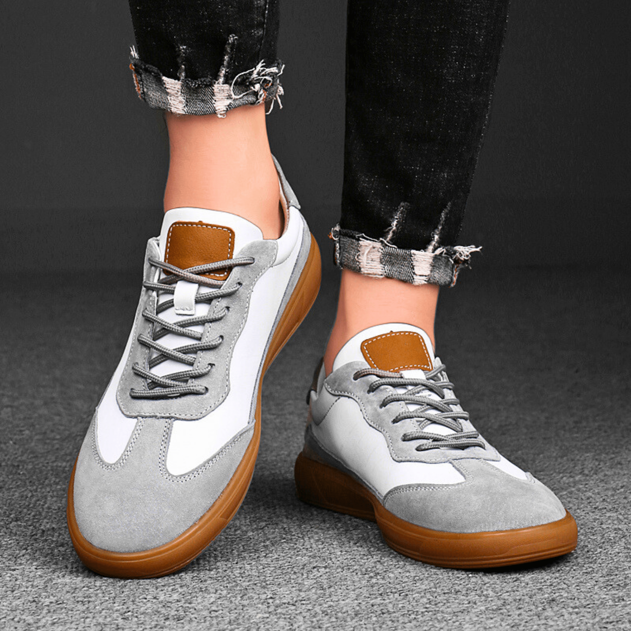 Casual Echte Leren Sneakers